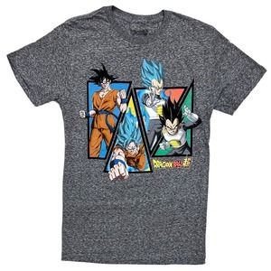 Dragon Ball Z Men's Official Merchandise Goku Vegeta Japanese Anime Tee T-Shirt